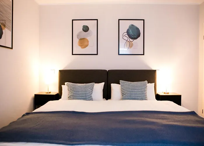 Appartamento Bonquartier - Lux #2 Moderne, Stilvolle Mit Voll Ausgestatteter Kueche, Klimaanlage Und Parkplatz Sankt Augustin